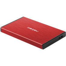 Natec Išorinis HDD Korpusas Rhino Go 2,5" Red NKZ-1279 Natec Išorinis HDD Korpusas Rhino Go 2,5" Red NKZ-1279
