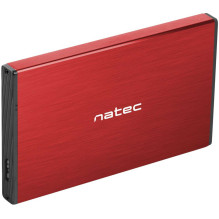 Natec Išorinis HDD Korpusas Rhino Go 2,5" Red NKZ-1279 Natec Išorinis HDD Korpusas Rhino Go 2,5" Red NKZ-1279