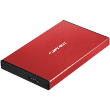 Natec Išorinis HDD Korpusas Rhino Go 2,5" Red NKZ-1279 Natec Išorinis HDD Korpusas Rhino Go 2,5" Red NKZ-1279