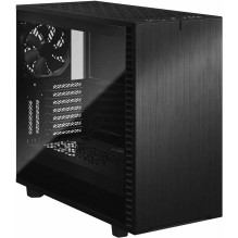 „Fractal Design Define 7“ tamsaus grūdinto stiklo juodas korpusas