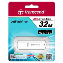 Transcend JetFlash 730 32GB USB 3.0 White Transcend JetFlash 730 32GB USB 3.0 White