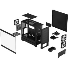 Fractal Design Pop Air RGB Black TG Clear Tint korpusas