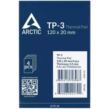 Arctic TP-3 terminio įkloto plokštelė, 120 x 20 mm x 0,5 mm, 4 vnt. ACTPD00055A