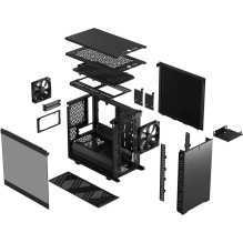 „Fractal Design Define 7 Nano Black TG Light Tint“ korpusas „Fractal Design Define 7 Nano Black TG Light Tint“ korpusas