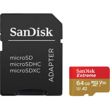 Sandisk Micro SDXC 64GB 10 klasės PAMSADSDG0334
