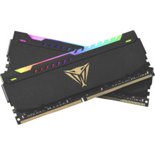 Patriot Viper Steel RGB Black 2x8GB 3200MHz DIMM PVSR416G320C6K