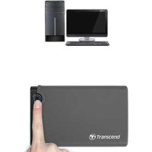 Transcend Išorinis HDD Korpusas 2,5" USB 3.0 Juodas TS0GSJ25CK3 Transcend Išorinis HDD Korpusas 2,5" USB 3.0 Juodas TS0GSJ25CK3