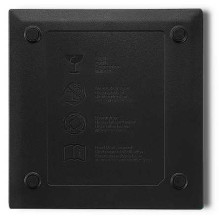 „Qoltec“ optinio disko dėklas, 9,5 mm, juodas „Qoltec“ optinio disko dėklas, 9,5 mm, juodas