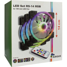 Inter-Tech Argus RGB Set RS-14 140 mm 88885536 Inter-Tech Argus RGB Set RS-14 140 mm 88885536