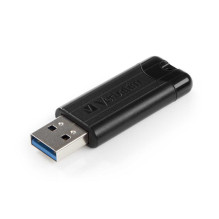 Verbatim PinStripe 64GB USB 3.0 juodas Verbatim PinStripe 64GB USB 3.0 juodas