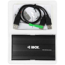 „Ibox“ išorinis kietojo disko korpusas 2,5 colio SATA USB 2.0, juodas, IEU2F01 „Ibox“ išorinis kietojo disko korpusas 2,5 colio SATA USB 2.0, juodas, IEU2F01