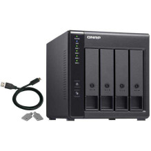 QNAP External HDD / SSD Enclosure 4x3.5" USB 3.0 Black TR-004 QNAP External HDD / SSD Enclosure 4x3.5" USB 3.0 Black TR-004