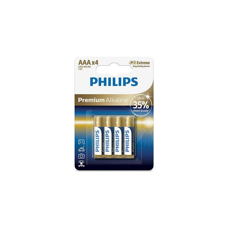 Philips Philips Premium Alkaline AAA - 4 szt