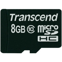 Transcend SFTRNSDG08SDC10 / 8GB Micro SDHC Class 10 Transcend SFTRNSDG08SDC10 / 8GB Micro SDHC Class 10