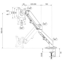 NEOMOUNTS DS70-700BL1