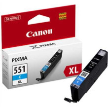 „Canon CLI-551XL“ žydra rašalo kasetė „Canon CLI-551XL“ žydra rašalo kasetė