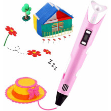 „Fusion Accessories“ 3D spausdinimo rašiklis figūrėlėms kurti iš PLA / ABS, rožinis FUS3DPENPI „Fusion Accessories“ 3D spausdinimo rašiklis figūrėlėms kurti iš PLA / ABS, rožinis FUS3DPENPI