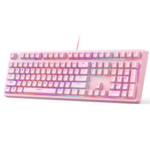 Aukey Aukey KM-G15 Blue Switch Pink