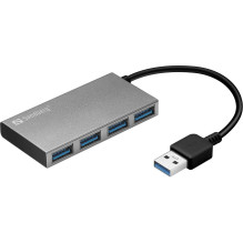 Sandberg USB 3.0 Pocket Hub 4 ports 133-88 Sandberg USB 3.0 Pocket Hub 4 ports 133-88