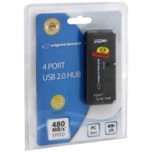 Esperanza EA112 USB šakotuvas 2.0 Esperanza EA112 USB šakotuvas 2.0
