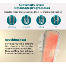 Homedics SR-CMH10H-GY Modulair rankų įvyniojimas Homedics SR-CMH10H-GY Modulair rankų įvyniojimas