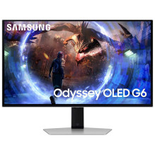 „Samsung Odyssey LS27DG600SUXEN“ 27 colių OLED 16:9 sidabrinis „Samsung Odyssey LS27DG600SUXEN“ 27 colių OLED 16:9 sidabrinis