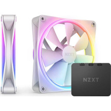 Nzxt F140 RGB Duo 2-pack + Hub 140 mm Case Fan RF-D14DF-W1 Nzxt F140 RGB Duo 2-pack + Hub 140 mm Case Fan RF-D14DF-W1