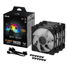 Asus TUF Gaming TR120 ARGB 3 vnt. 120 mm korpuso ventiliatorių pakuotė 90DA0090-B09020