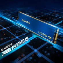 Adata ADATA LEGEND 700 256 GB - SSD - M.2, PCIe 3.0 x4, mėlyna / auksinė Adata ADATA LEGEND 700 256 GB - SSD - M.2, PCIe 3.0 x4, mėlyna / auksinė