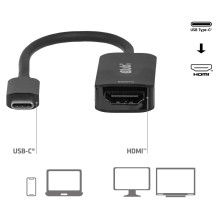 Club3D C tipo USB adapteris HDMI 2.1 8K HDR10 DP1.4 St / Bu mažmeninė prekyba