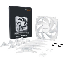 Be quiet! Silent Wings Pro 4 140 mm korpuso ventiliatorius, baltas BL119 Be quiet! Silent Wings Pro 4 140 mm korpuso ventiliatorius, baltas BL119