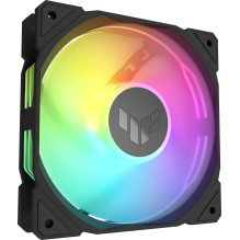 Asus Tuf Gaming TR120 ARGB 120 mm korpuso ventiliatorius, juodas Asus Tuf Gaming TR120 ARGB 120 mm korpuso ventiliatorius, juodas