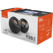 „Creative Pebble V2 Black“