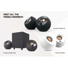 „Creative Pebble V2 Black“