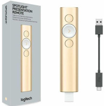 Logitech Spotlight Presentation Remote 910-004862 Gold Logitech Spotlight Presentation Remote 910-004862 Gold