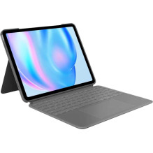 „Logitech Combo Touch iPad Air 13“ (M2) (JAV) Oksfordo pilka „Logitech Combo Touch iPad Air 13“ (M2) (JAV) Oksfordo pilka