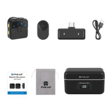 Mikrofonas - PULUZ SmartLink WS300 Juodas Mikrofonas - PULUZ SmartLink WS300 Juodas