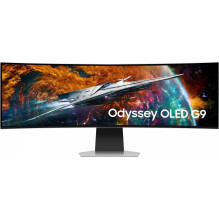„Samsung Odyssey G9 LS49CG950SUXEN“ 49 colių OLED 32:9 lenktas sidabrinis ekranas „Samsung Odyssey G9 LS49CG950SUXEN“ 49 colių OLED 32:9 lenktas sidabrinis ekranas