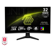 MSI MAG 32CQ6F 31.5' VA 16:9 lenktas monitorius