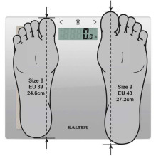 Salter 9113 SV3RAREU16 Compact Glass Analyser Bathroom Scales Salter 9113 SV3RAREU16 Compact Glass Analyser Bathroom Scales