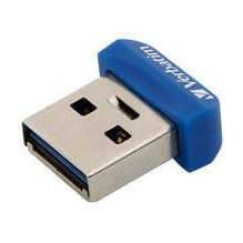 Verbatim 64 GB NANO USB 3.0 Store 'n' Stay Nano Blue 98711