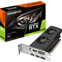 „Gigabyte GeForce RTX 3050 OC LP“ 6 GB GDDR6 96 bitų vaizdo plokštė