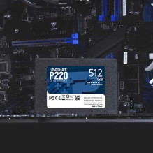 Patriot Patriot P220 512 GB, SSD - SATA III - 2.5, juodas Patriot Patriot P220 512 GB, SSD - SATA III - 2.5, juodas