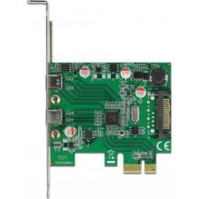 DELOCK DeLOCK PCIe x1 2x external SuperSpeed ??USB - (USB 3.2 Gen 1) USB Typ DELOCK DeLOCK PCIe x1 2x external SuperSpeed ??USB - (USB 3.2 Gen 1) USB Typ