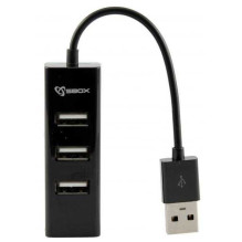 Sbox H-204 4 prievadai juodi