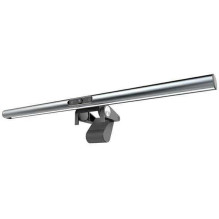 4Smarts 2in1 LightBar Pro monitoriaus LED lempa su FullHD internetine kamera, sidabrinė 4Smarts 2in1 LightBar Pro monitoriaus LED lempa su FullHD internetine kamera, sidabrinė