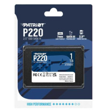 Patriot Patriot P220 1 TB - SSD - SATA III - 2.5, black Patriot Patriot P220 1 TB - SSD - SATA III - 2.5, black