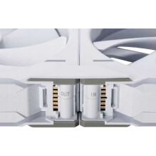 „Phanteks D30 PWM Regular Airflow D-RGB“ korpuso ventiliatorius, 140 mm, baltas „Phanteks D30 PWM Regular Airflow D-RGB“ korpuso ventiliatorius, 140 mm, baltas