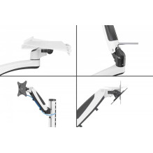 DIGITUS DA-90451 Mounting Kit Monitor / Keyboard Black DIGITUS DA-90451 Mounting Kit Monitor / Keyboard Black