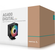Deepcool AG400 DIGITAL ARGB CPU Cooler Black Deepcool AG400 DIGITAL ARGB CPU Cooler Black